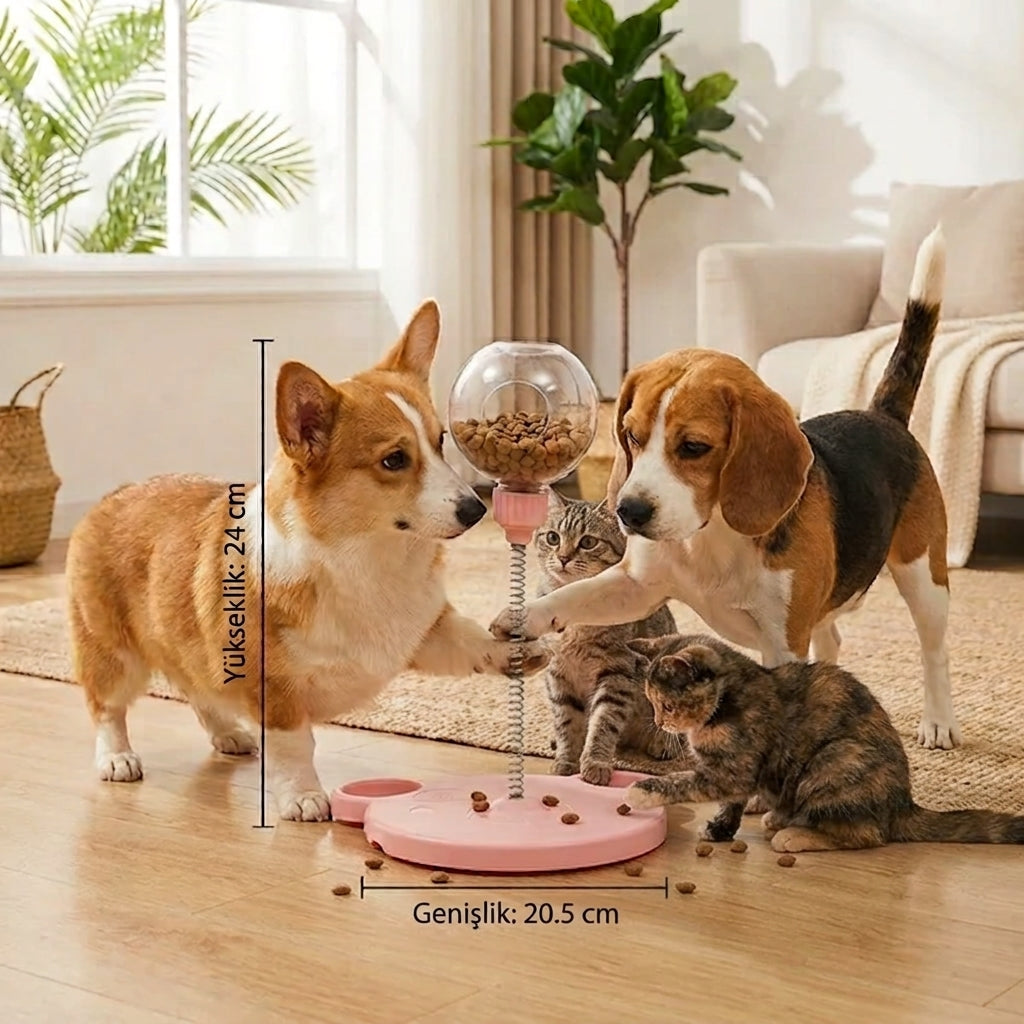 OynaPati™ İnteraktif Ödül Oyuncağı – Kedi & Köpek İçin